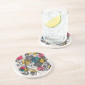 カンディンスキー小さな世界V抽象芸術 コースター (側面)