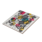 カンディンスキー小さな世界V抽象芸術 タイル (側面)