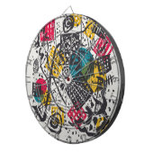 カンディンスキー小さな世界V抽象芸術 ダーツボード (正面右)