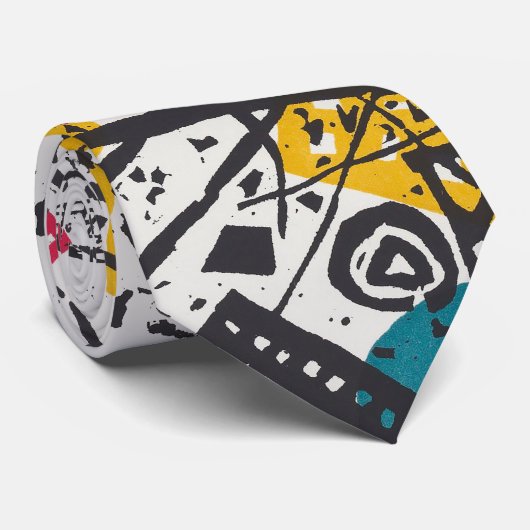 カンディンスキー小さな世界V抽象芸術 ネクタイ (ロール)