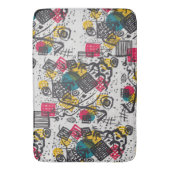 カンディンスキー小さな世界V抽象芸術 バスマット (正面縦)