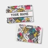 カンディンスキー小さな世界V抽象芸術 バッジ (Front & Back)