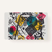 カンディンスキー小さな世界V抽象芸術 バッジ (裏面)