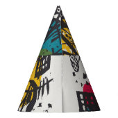 カンディンスキー小さな世界V抽象芸術 パーティーハット (裏面)