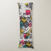 カンディンスキー小さな世界V抽象芸術 ボディピロー (正面縦)