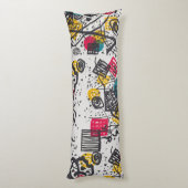 カンディンスキー小さな世界V抽象芸術 ボディピロー (裏面 (縦))