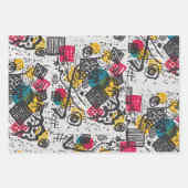 カンディンスキー小さな世界V抽象芸術 ラッピングペーパーシート (正面2)