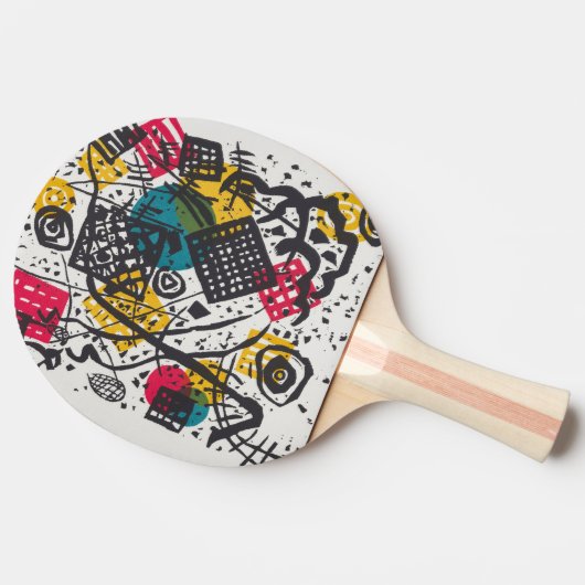 カンディンスキー小さな世界V抽象芸術 卓球ラケット (横)
