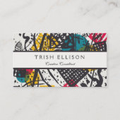 カンディンスキー小さな世界V抽象芸術 名刺 (正面)