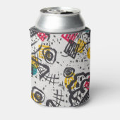 カンディンスキー小さな世界V抽象芸術 缶クーラー (缶裏面)