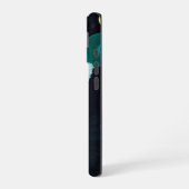 カンディンスキー幾何学アート「いくつかの円」 iPhone 16ケース (左側面)