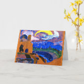 カンディンスキー彗星のカラフル絵画ズ、 カード (黄色い花)