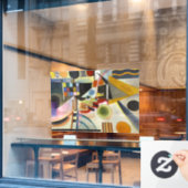 カンディンスキー抽象アート ウィンドウサイン (カフェ窓)