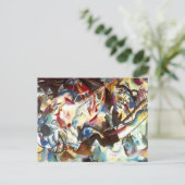 カンディンスキー抽象構成VI ポストカード (スタンド正面)