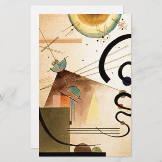 カンディンスキー抽象画 便箋 (正面/裏面)