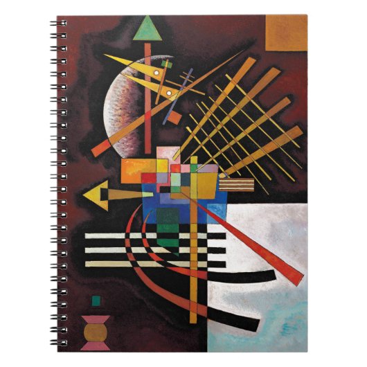 カンディンスキー抽象絵画クラシックアートワーク ノートブック (正面)
