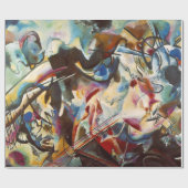 カンディンスキー抽象芸術アートキャンバ絵を描ス ラッピングペーパー (フラット)