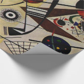 カンディンスキー抽象芸術アートトランスバーシティライン ラッピングペーパー (角)