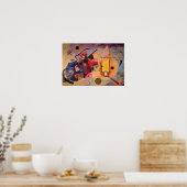 カンディンスキー抽象芸術アート ポスター (キッチン)