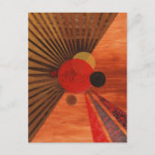 カンディンスキー抽象芸術アート ポストカード (正面)