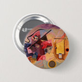 カンディンスキー抽象芸術アート 缶バッジ (正面&裏面)