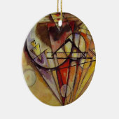 カンディンスキー抽象芸術サークル セラミックオーナメント (右)