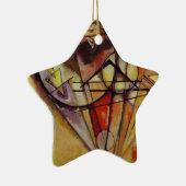 カンディンスキー抽象芸術サークル セラミックオーナメント (右)