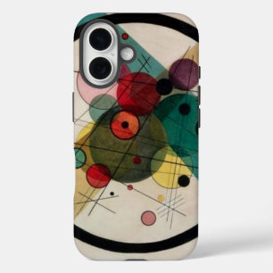 カンディンスキー抽象芸術サークル iPhone 16ケース