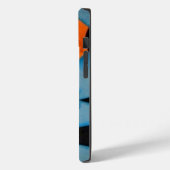 カンディンスキー抽象芸術ブルーオレンジアート絵を描 Case-Mate iPhoneケース (裏面 / 左)