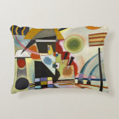 カンディンスキー抽象芸術作品 アクセントクッション (正面)