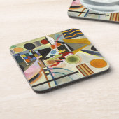カンディンスキー抽象芸術作品 コースター (左側)
