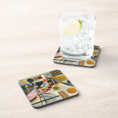 カンディンスキー抽象芸術作品 コースター (右側)