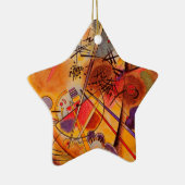 カンディンスキー抽象芸術作品 セラミックオーナメント (右)