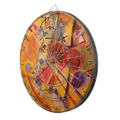 カンディンスキー抽象芸術作品 ダーツボード (正面右)