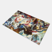 カンディンスキー抽象芸術作品 ドアマット (アングル)