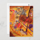 カンディンスキー抽象芸術作品 ポストカード (正面/裏面)