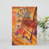 カンディンスキー抽象芸術作品 便箋 (スタンド正面)