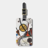 カンディンスキー抽象芸術合成アートワーク ラゲッジタグ (正面縦)