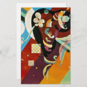 カンディンスキー抽象芸術組成物IX 便箋 (正面/裏面)