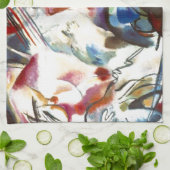 カンディンスキー抽象芸術組成物VI キッチンタオル (折り畳み)