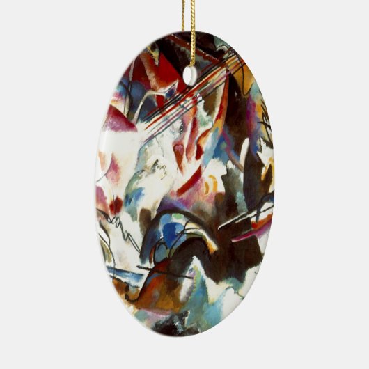 カンディンスキー抽象芸術組成物VI セラミックオーナメント (右)