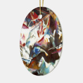 カンディンスキー抽象芸術組成物VI セラミックオーナメント (左)