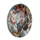 カンディンスキー抽象芸術組成物VI ダーツボード (正面左)