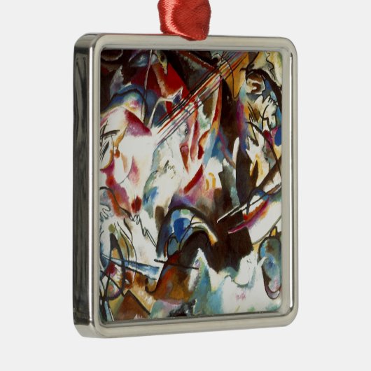 カンディンスキー抽象芸術組成物VI メタルオーナメント (右)