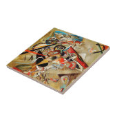 カンディンスキー抽象芸術組成絵画物 タイル (側面)