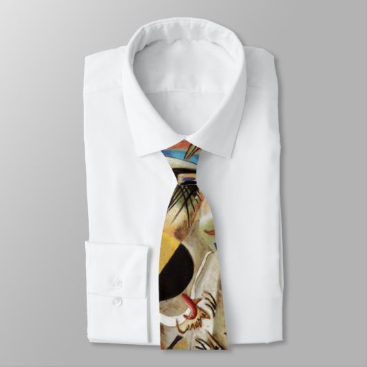 カンディンスキー抽象芸術組成絵画物 ネクタイ (タイ)