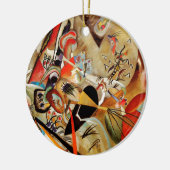 カンディンスキー抽象芸術組成 セラミックオーナメント (左)