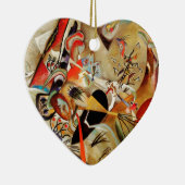 カンディンスキー抽象芸術組成 セラミックオーナメント (右)