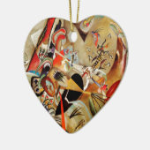 カンディンスキー抽象芸術組成 セラミックオーナメント (左)