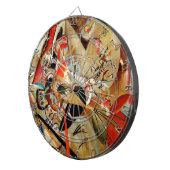 カンディンスキー抽象芸術組成 ダーツボード (正面右)